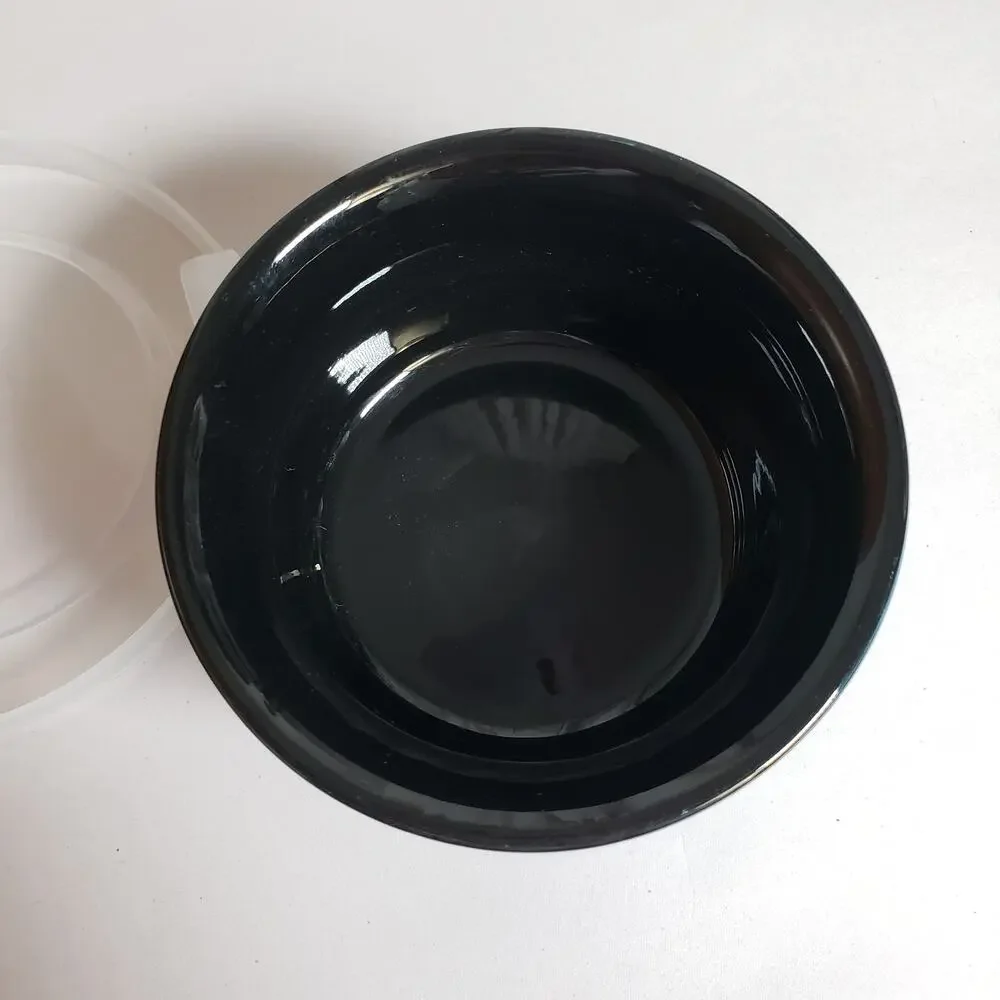 Temptations By Tara Winter Whimsy Hand Painted Bowl With Lid 6oz‎ Oven Safe Snow